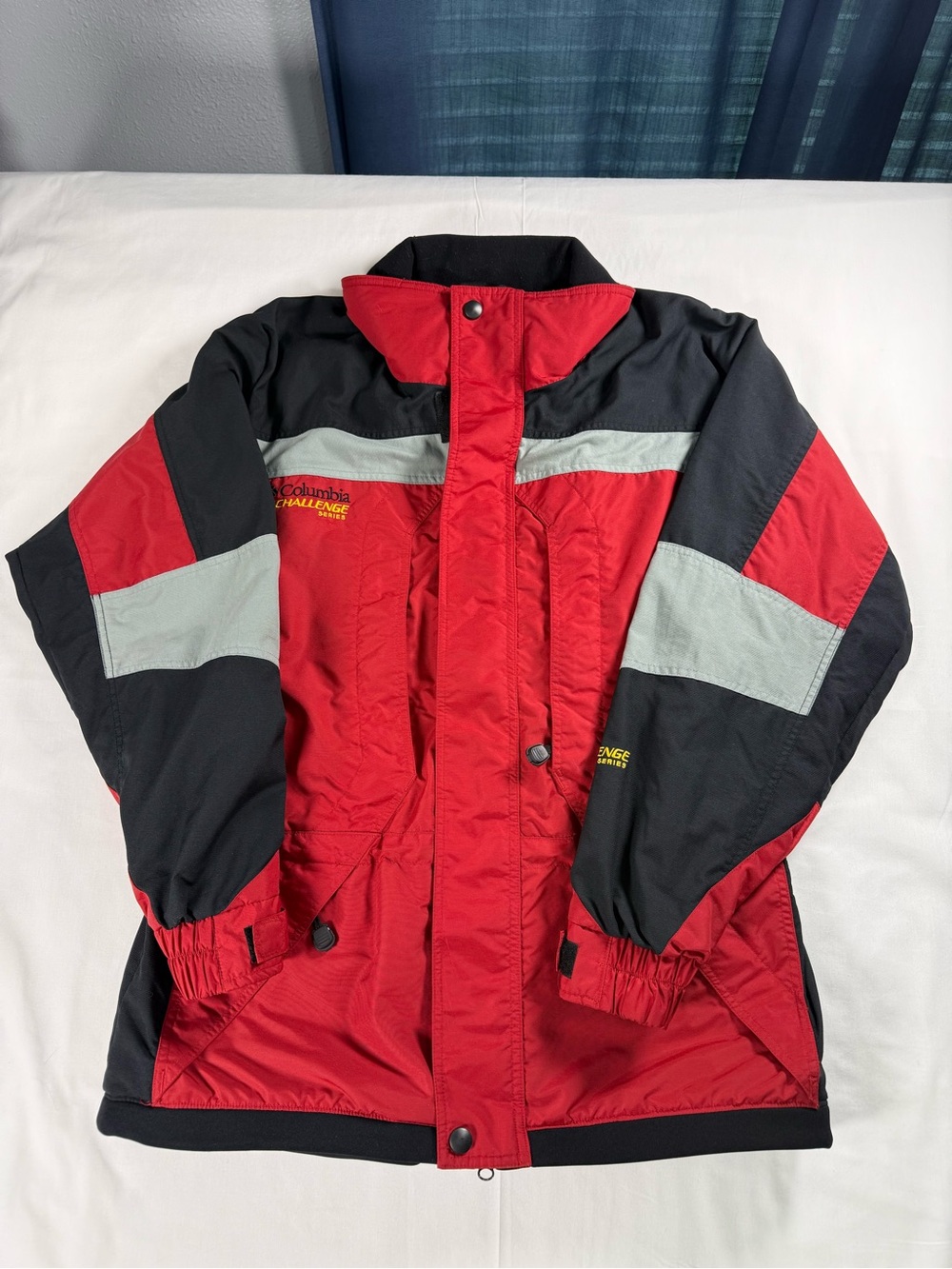 Vintage Columbia Challenge Series Interchange Ski Jacket Men’s M Red Black 90s
